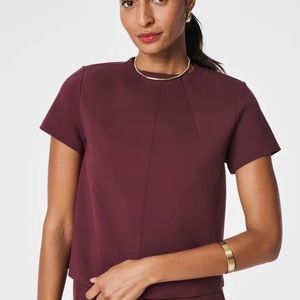 Spanx Perfect Short Sleeve Top NWT